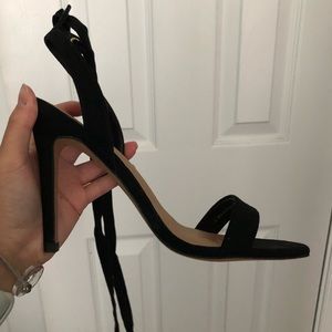 asos lace up heels